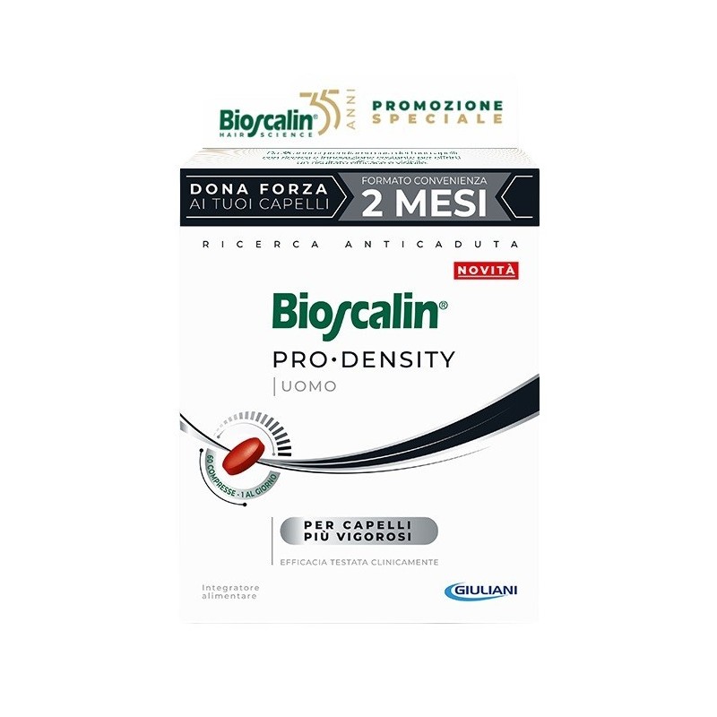 Bioscalin Pro Density Uomo Integratore Capelli Diradati 60 Compresse Promo