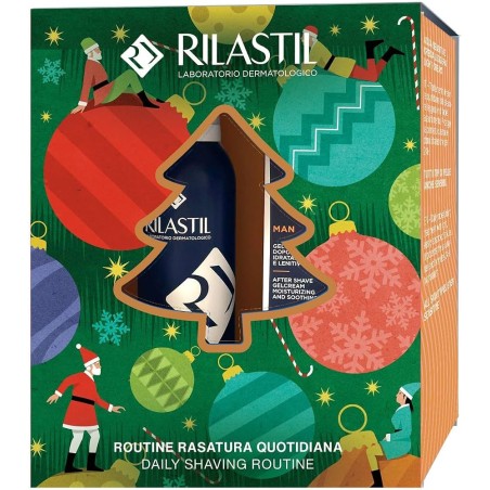 Rilastil Man Cofanetto Rasatura con schiuma da barba e gelcrema dopobarba in confezione regalo