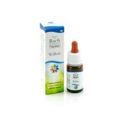 Willow Guna Fiore di Bach n. 38, flacone con contagocce da 10 ml e astuccio