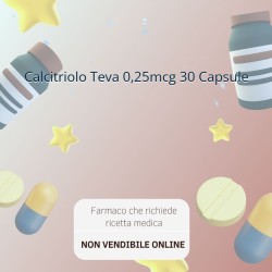 CALCITRIOLO TEVA*30CPS 0,25MCG