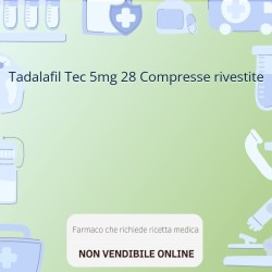 TADALAFIL TEC*28CPR RIV 5MG