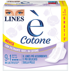 LINES E  COTONE ALI 9+1PZ