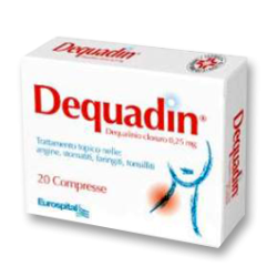 Dequadin 20 Compresse 0,25 Mg