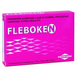 Fleboken Wikenfarma – integratore con diosmina, esperidina, ippocastano e meliloto, 30 compresse